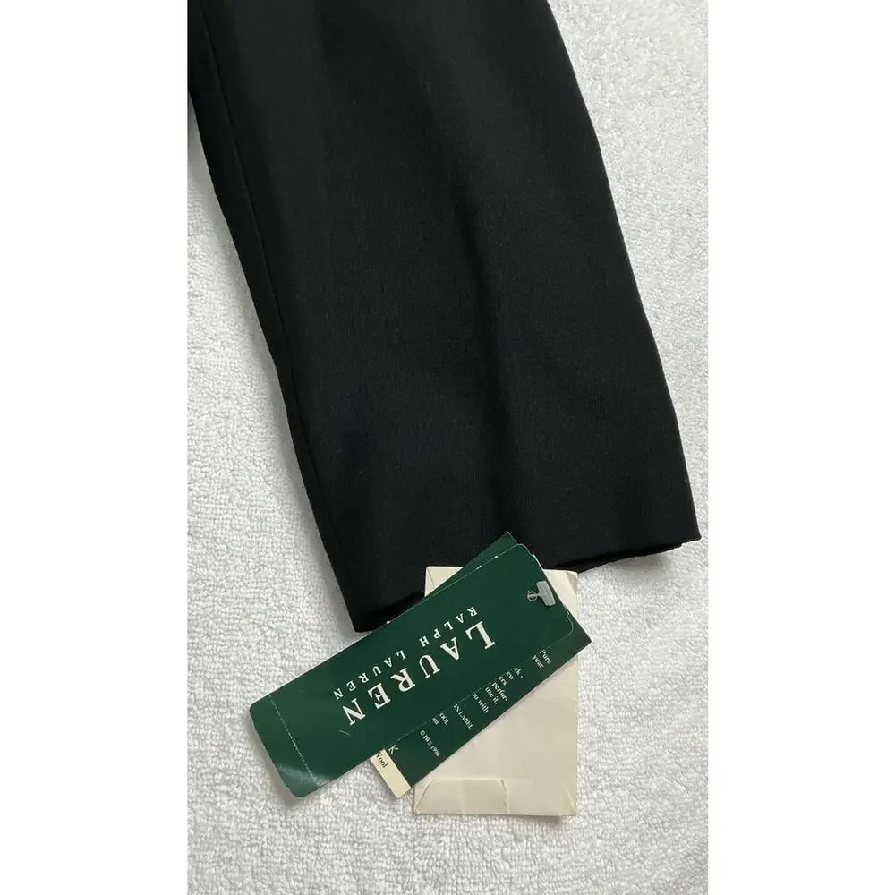 Vtg Women’s Lauren Ralph Lauren Black Long Coat With Tags - Picture 7 of 16